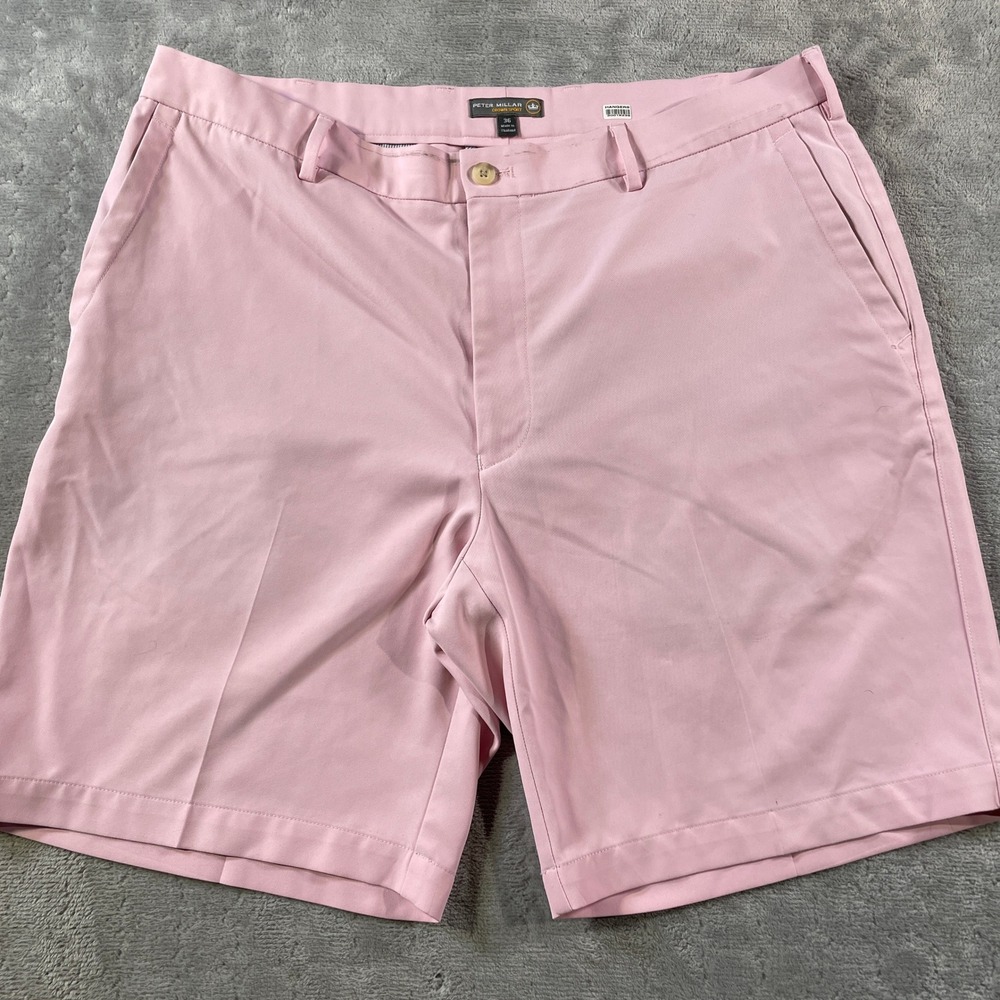 Peter Millar Pink Flat Front Men’s Shorts